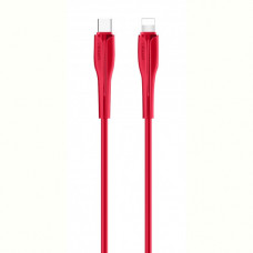 Кабель Usams US-SJ405 USB Type-C - Lightning, 1 м, Red (SJ405USB03)