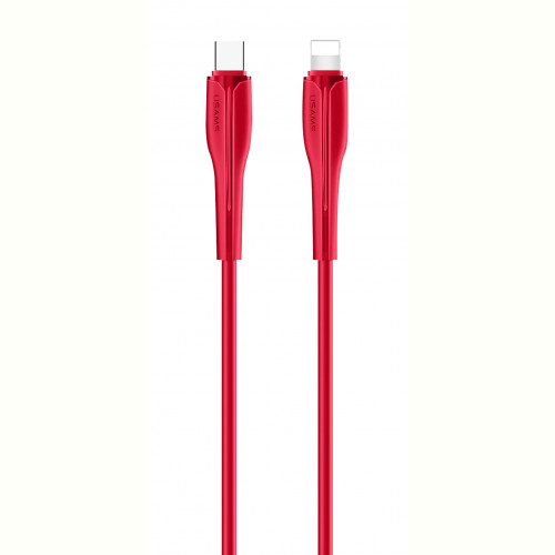 Кабель Usams US-SJ405 USB Type-C - Lightning, 1 м, Red (SJ405USB03)