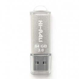 Флеш-накопичувач USB3.0 64GB Hi-Rali Rocket Series Silver (HI-64GB3VCSL)