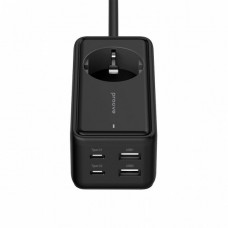 Мережевий фільтр Proove Power Strip Homester PD-03 1AC 65W (2 Type-C + 2USB) black