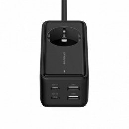 Мережевий фільтр Proove Power Strip Homester PD-03 1AC 65W (2 Type-C + 2USB) black