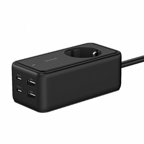 Мережевий фільтр Proove Power Strip Homester PD-03 1AC 65W (2 Type-C + 2USB) black Купити в Україні