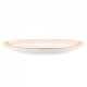 Тарілка обідня Ardesto Siena, 27см, порцеляна, біло-жовтий