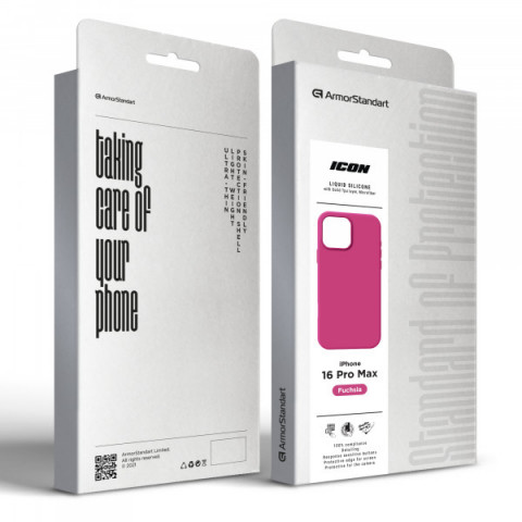 Чохол ArmorStandart ICON2 MagSafe для Apple iPhone 16 Pro Max Fuchsia (ARM81324)