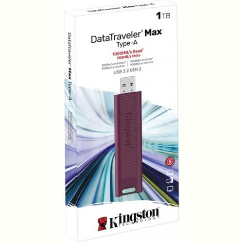 Флеш-накопичувач USB3.2 1TB Kingston DataTraveler Max Red (DTMAXA/1TB)