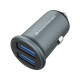 Автомобільний зарядний пристрій ArmorStandart 2xUSB QC3.0 Grey (ARM65438)
