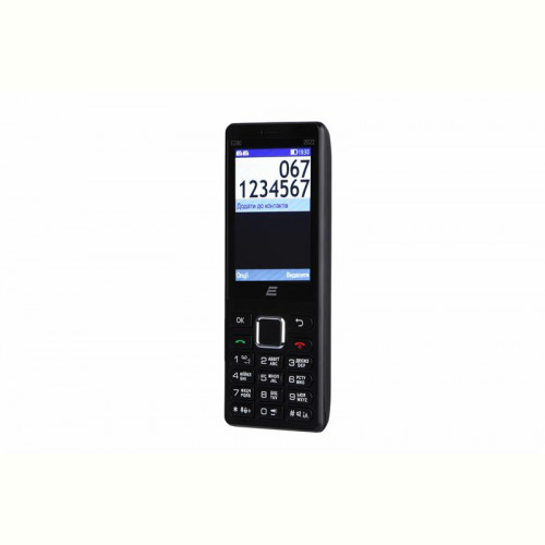 Мобiльний телефон 2E E280 2022 Dual Sim Black (688130245210)