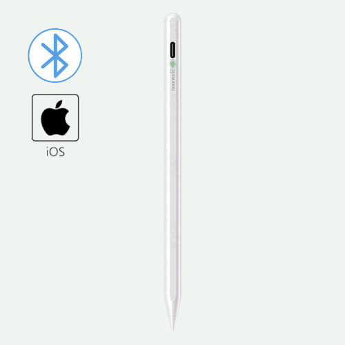 Стілус для планшета Apple iPad 2018-2021 Goojodoq 11 Gen Plus Bluetooth Magnetic 0.6mm White (1005003175942181W)