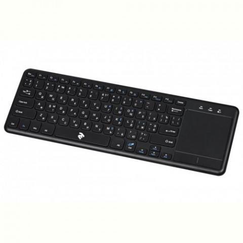 Клавіатура бездротова 2E KT100 WL Ukr (2E-KT100WB) Black USB