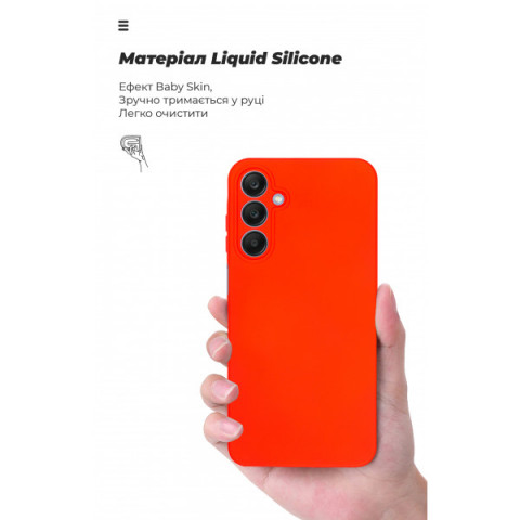 Чохол ArmorStandart ICON для Samsung A25 5G (A256) Camera cover Red (ARM76986)