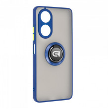Чохол ArmorStandart Frosted Matte Ring для OPPO A58 4G Navy Blue (ARM72705)