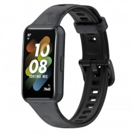 Ремінець BeCover Modern Style для Huawei Band 7/Honor Band 7 Black-Gray (709446)
