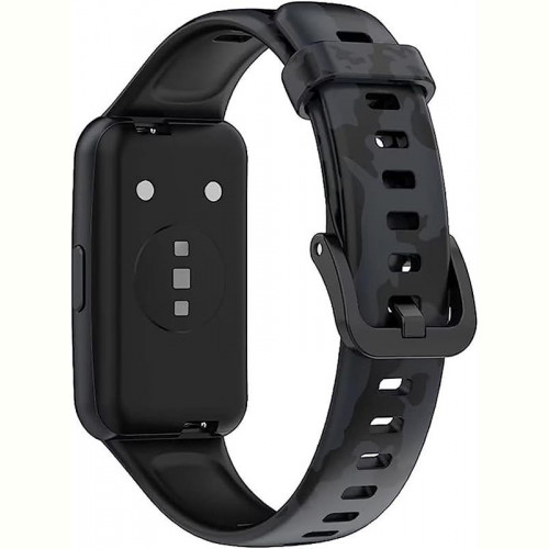 Ремінець BeCover Modern Style для Huawei Band 7/Honor Band 7 Black-Gray (709446)
