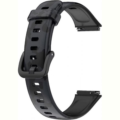 Ремінець BeCover Modern Style для Huawei Band 7/Honor Band 7 Black-Gray (709446)