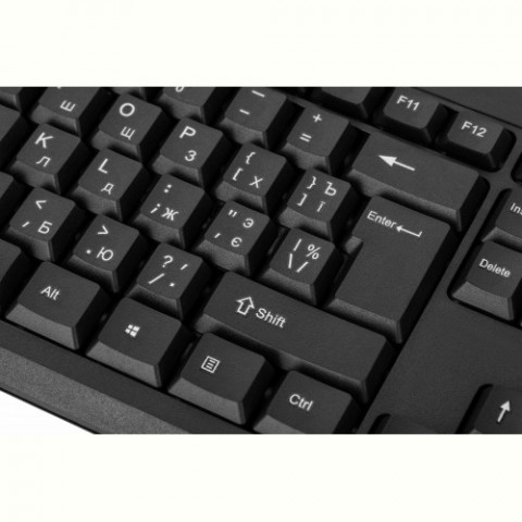 Комплект (клавіатура, миша) 2E MK401 Black (2E-MK401UB_UA)