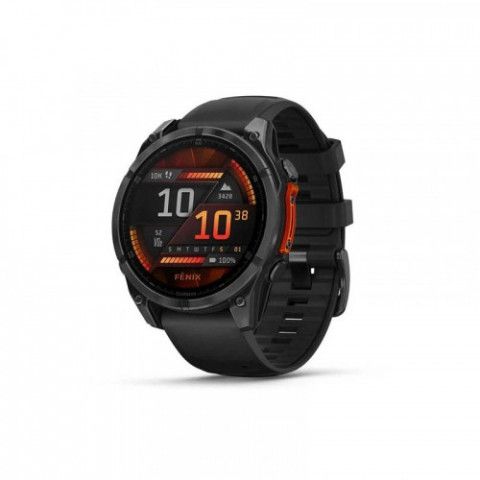 Смарт-годинник Garmin Fenix 8 47mm AMOLED Slate Grey with Black Silicone (010-02904-09)