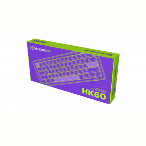 Клавіатура Hator Hellyberry HK60 White/Violet