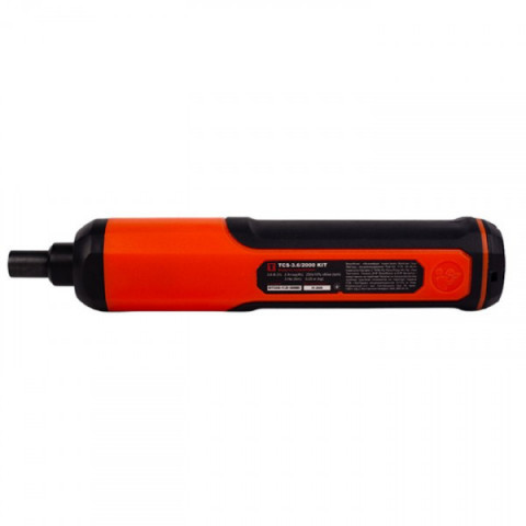 Викрутка акумуляторна Tekhmann TCS-3.6/2000 KIT 3.6В 1х2А·год 5Нм 250об/хв 0.25кг кейс