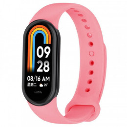 Силіконовий ремінець BeCover для Xiaomi Mi Smart Band 8 Rose Red (709410)