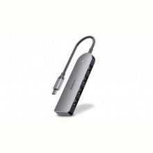 USB-хаб REAL-EL CQ-415 USB Type-C 4-в-1