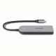 USB-хаб REAL-EL CQ-415 USB Type-C 4-в-1