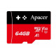 Карта пам`ятi MicroSDXC 64GB UHS-I/U3 Class 10 Apacer (AP64GMCSX10U7-RAGC)