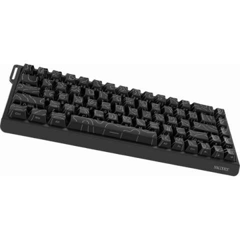 Дротова механічна клавіатура Ajazz NK68 V2 Red Switch (NK68-V2-R-S-B) Купити в Україні