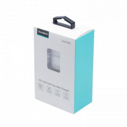 Мережевий зарядний пристрій Choetech White (PD5006-EU-WH)