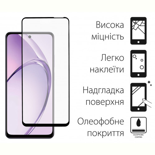 Чохол-накладка Dengos Carbon для Oppo A3X Purple (DG-KM-124) + захисне скло