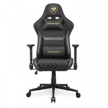 Крісло ігрове Armor One V2 Gold F, чорний з золотим