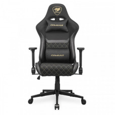 Крісло ігрове Armor One V2 Gold F, чорний з золотим