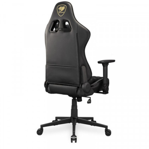 Крісло ігрове Armor One V2 Gold F, чорний з золотим