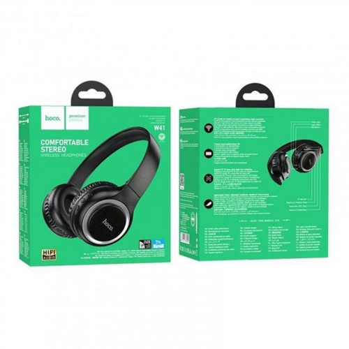 Bluetooth-гарнітура Hoco W41 Black (W41B)