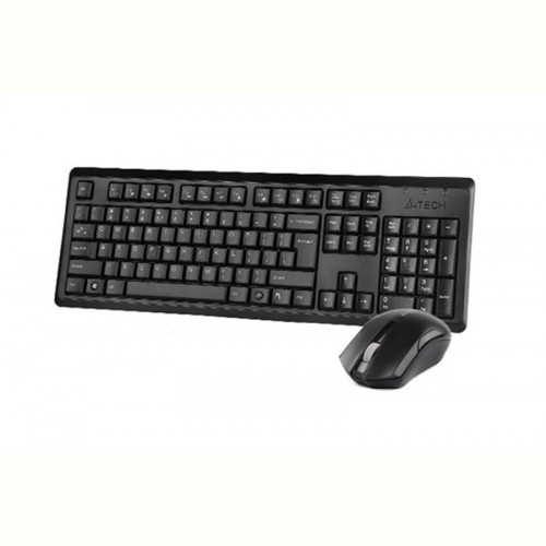 Комплект (клавіатура, мишка) бездротовий A4Tech 4200N (GR-92+G3-200N) Black USB