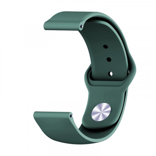 Силіконовий ремінець BeCover для Samsung Galaxy Watch 42mm/Watch Active/Active 2 40/44mm/Watch 3 41mm/Gear S2 Classic/Gear Sport Dark-Green (706186)