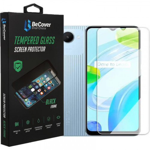 Захисне скло BeCover для Realme C30/C30s/C33 Crystal Clear Glass 3D (708567)