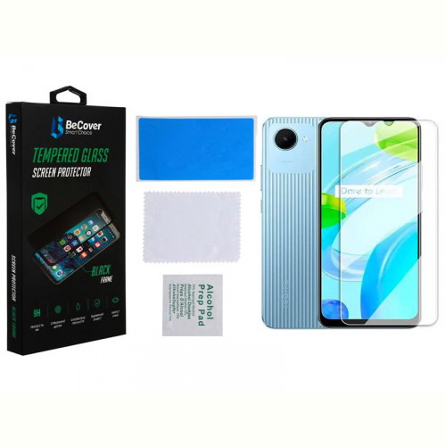 Захисне скло BeCover для Realme C30/C30s/C33 Crystal Clear Glass 3D (708567)