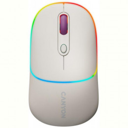 Миша бездротова Canyon MW-22 Dual Band RGB Wireless Rice (CNS-CMSW22RC)