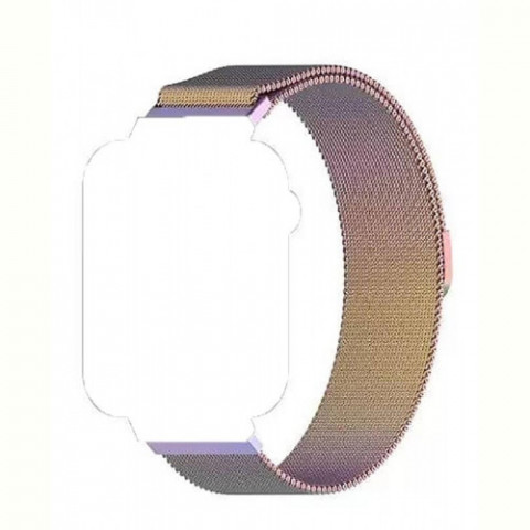 Ремінець BeCover Milanese Style для Xiaomi Amazfit Bip (20mm) Lite/Bip S Lite/GTR 42mm/GTS/TicWatch S2/TicWatch E/GTS 3/GTS 2 mini Rainbow (707742)