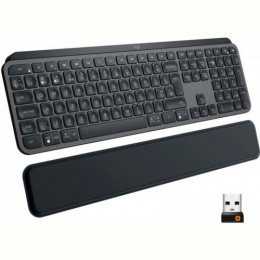 Клавіатура бездротова Logitech MX Keys Plus Advanced Wireless Illuminated Keyboard with Palm Rest Graphite UA (920-009416)