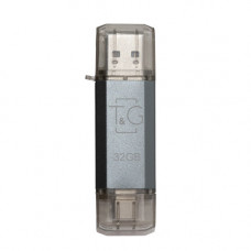 Флеш-накопичувач USB 32GB Type-C T&G 009 Star Series Silver (TG009TC-32GSL)