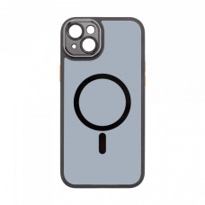Чохол ArmorStandart Unit MagSafe SE для Apple iPhone 15 Plus Black Orange (ARM75364)