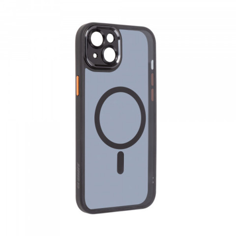 Чохол ArmorStandart Unit MagSafe SE для Apple iPhone 15 Plus Black Orange (ARM75364)