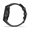 Смарт-годинник Garmin Fenix 7 Sapphire Solar Black DLC Titanium with Black Band (010-02540-47)