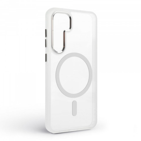 Чохол ArmorStandart Unit MagSafe для Samsung S24 Matte Clear Silver (ARM74861)