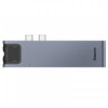 Концентратор USB-C 7-in-one smart Grey (CAHUB-L0G)