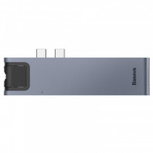 Концентратор USB-C 7-in-one smart Grey (CAHUB-L0G)