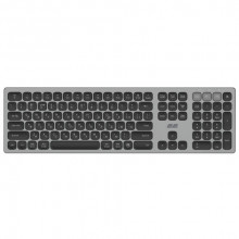 Клавіатура бездротова 2E KS270 WL/BT EN/UKR Grey/Black (2E-KS270WBGR_UA)
