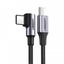 Кабель Ugreen US255 USB-C - USB-C, 2м, Black-Gray (50125)