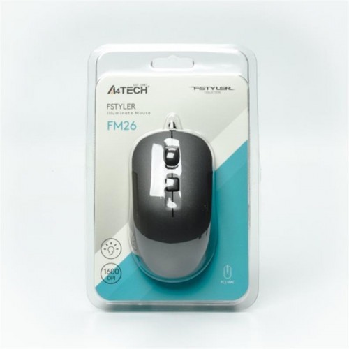 Миша A4Tech Fstyler FM26 Smoky Grey